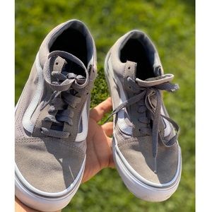 Gray Vans Old Skool